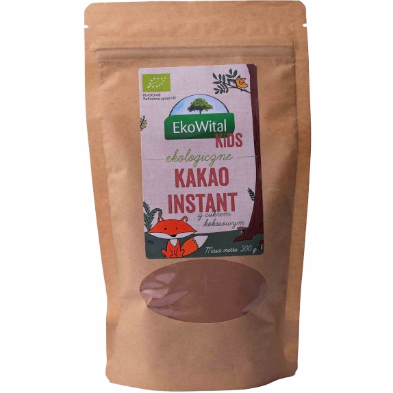 Kakao instant 200 g BIO Eko-Wital cena 13,79zł