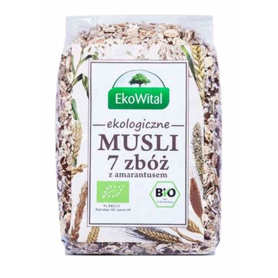 Musli 7 zbóż z amarantusem 300 g BIO Eko-Wital cena 4,69zł