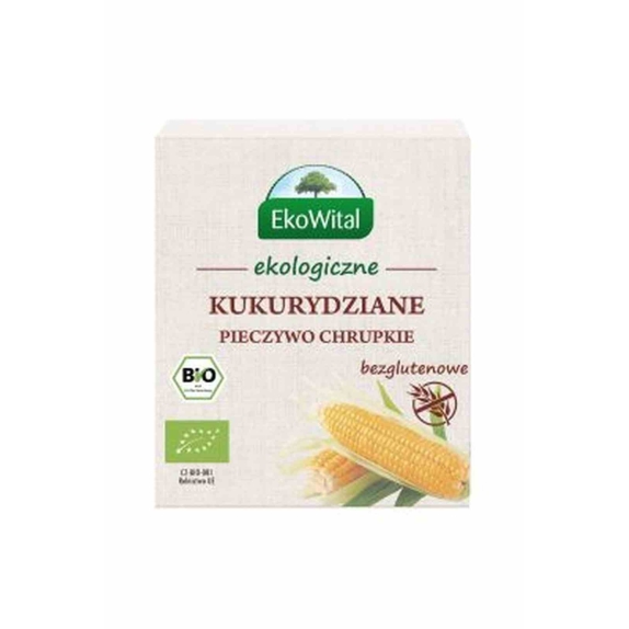 Pieczywo chrupkie kukurydziane bezglutenowe 100 g BIO Eko-Wital cena 4,59zł