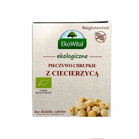 Pieczywo chrupkie z ciecierzycą bezglutenowe 100 g BIO Eko-Wital cena 7,29zł