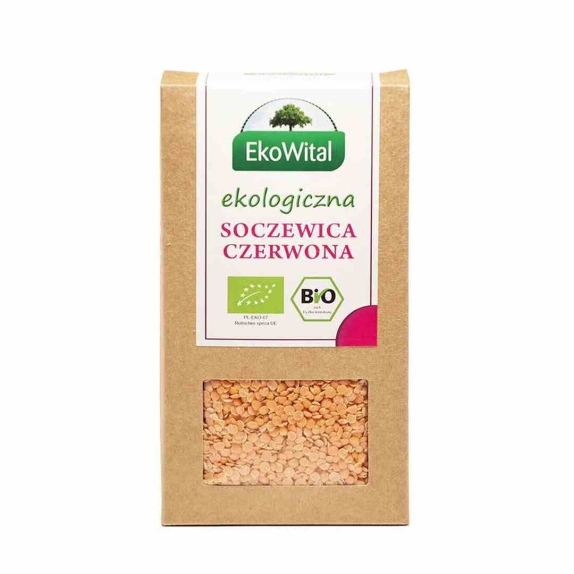 Soczewica czerwona 500 g BIO Eko-Wital cena 2,89$