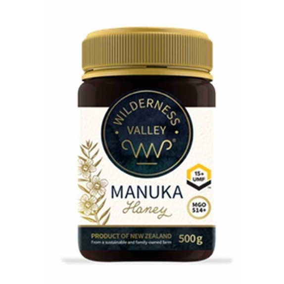 Miód Manuka UMF 15+ MGO 514+ 500 g Wilderness Valley cena 403,25zł