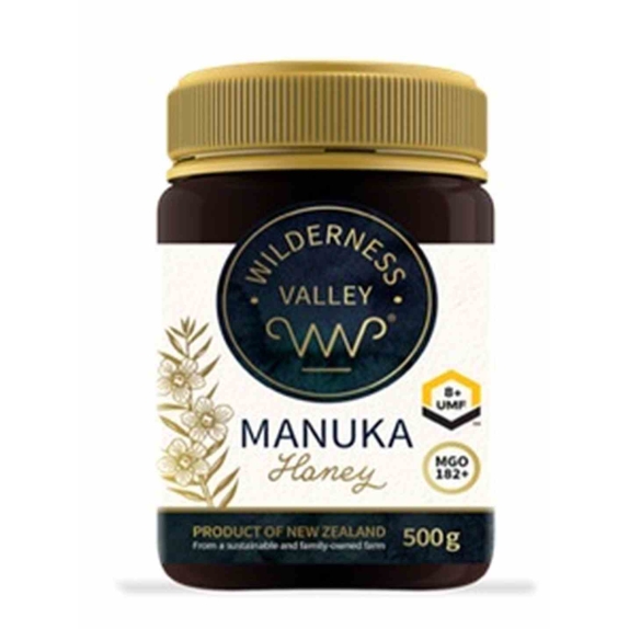 Miód Manuka UMF 8+ MGO 180+ 500 g Wilderness Valley cena 203,39zł