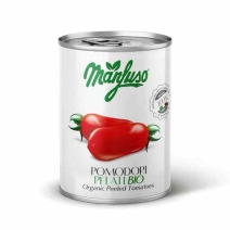 Pomidory bez skórki 400 g BIO Manfuso