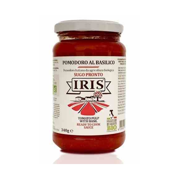 Sos pomidorowy z bazylią 340 g BIO Iris cena 7,35zł