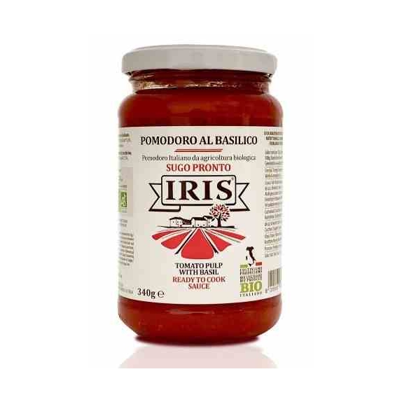 Sos pomidorowy z bazylią 340 g BIO Iris cena €1,74