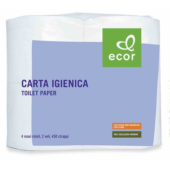 Papier toaletowy 4 rolki Ecor cena €5,36