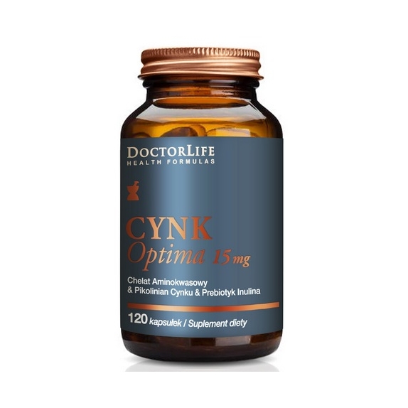 Doctor Life Cynk Optima 120 kapsułek cena €11,10