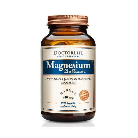 Doctor Life Magnesium Ballance 120 kapsułek cena €12,43