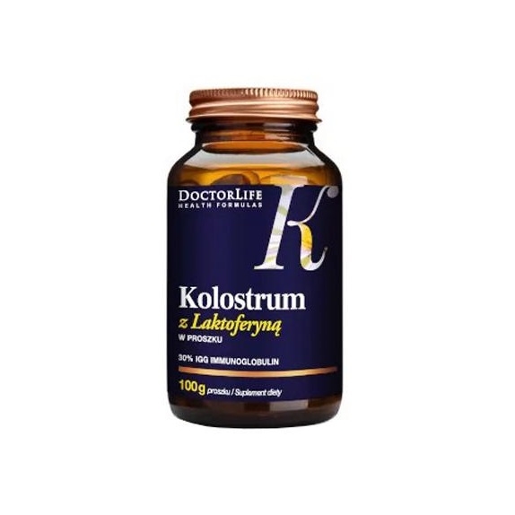 DoctorLife Kolostrum z laktoferyną 100 g  cena 37,80$