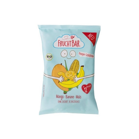 Chrupki kukurydziane mango-banan 30 g Fruchtbar cena €1,14