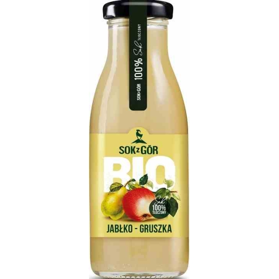 Sok jabłko- gruszka 250 ml BIO Sok z gór cena 6,55zł