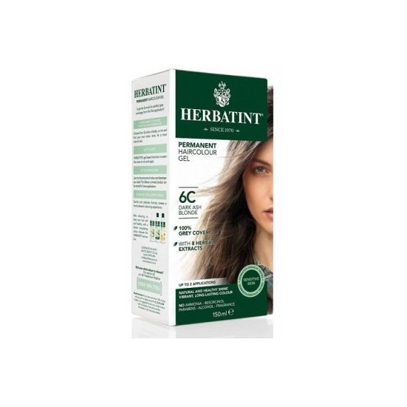 Farba 6C ciemny popielaty blond 150 ml Herbatint  cena 14,23$