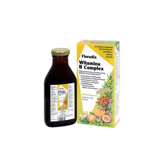 Floradix Witamina B Complex 250 ml cena 11,50$