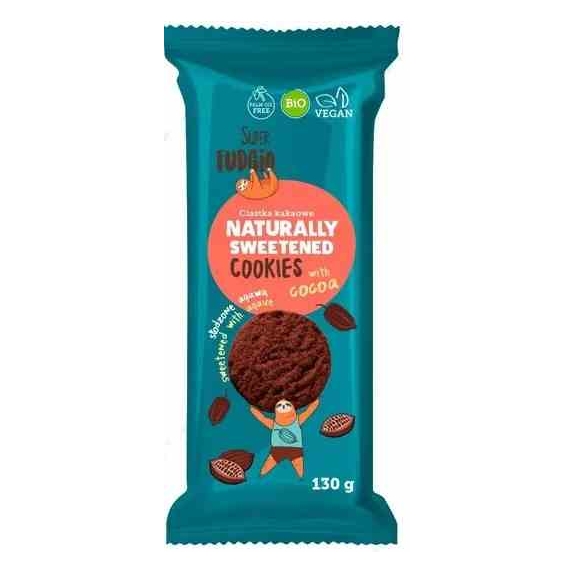 Ciastka z kakao bez cukru 130 g BIO Super Fudgio cena 2,13$