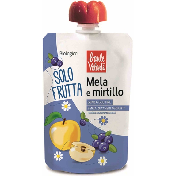 Mus z jabłek i jagód 100 g BIO Ecor cena 1,55$