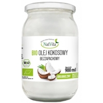 Olej kokosowy bezzapachowy 900 ml BIO NatVita