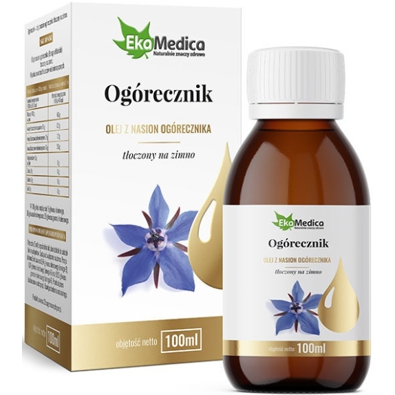 Olej z ogórecznika 100 ml EkaMedica cena 28,25zł