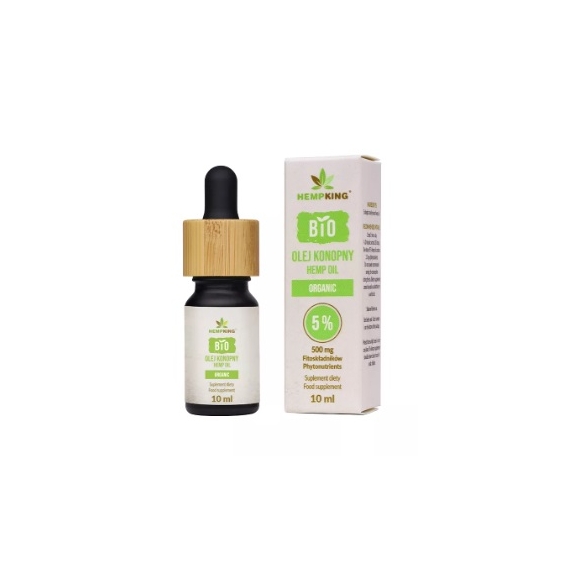 HempKing Olej konopny 5% BIO 10ml  cena 119,00zł