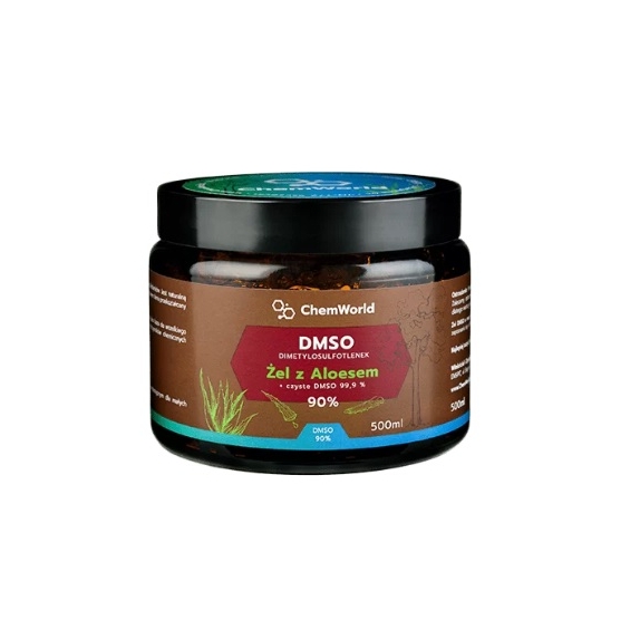 DMSO 90% CZDA w Żelu Aloesowym Aloe Vera Gel 500 ml ChemWorld cena 56,70$