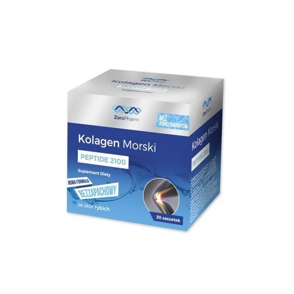 Kolagen morski Peptide 2100 30 saszetek Zarapharm cena 109,90zł