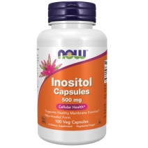 NOW Foods Inositol 500mg 100 kapsułek PROMOCJA!