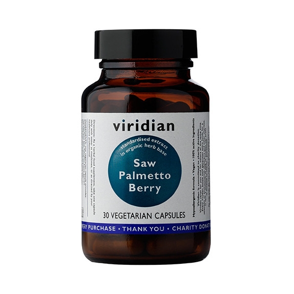 Viridian Saw Palmetto Berry Extract (Palma Sabałowa) 30 kapsułek cena 58,00zł