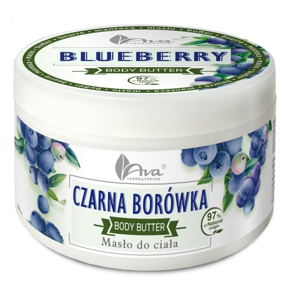 Ava Body Butter czarna borówka masło do ciała 250 g cena 26,85zł