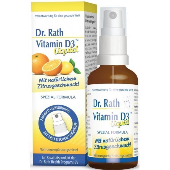 Dr Rath witamina d3 liquid cytrusowy 50 ml cena 17,08$