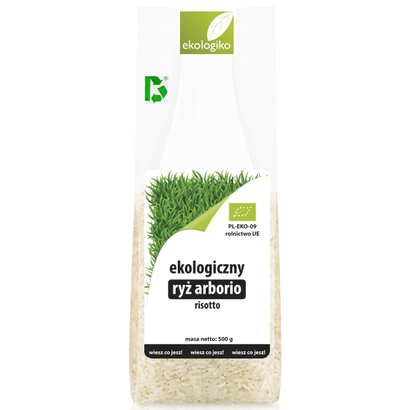 Ryż arborio risotto biały 500g BIO Ekologiko cena 12,50zł