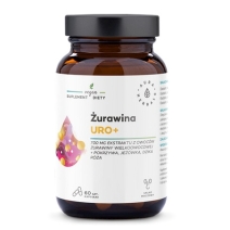 Aura Herbals Żurawina URO+  60 kapsułek