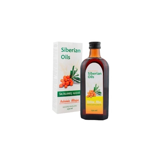 Olej rokitnikowy z rokitnika syberyjskiego 250 ml Siberian Oils cena €8,13