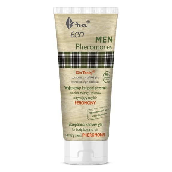 Ava Eco Men Pheromones Żel pod prysznic do twarzy, ciała i włosów aktywujący feromony 200 ml cena 23,20zł