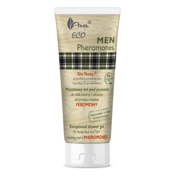 Ava Eco Men Pheromones Żel pod prysznic do twarzy, ciała i włosów aktywujący feromony 200 ml cena €5,25
