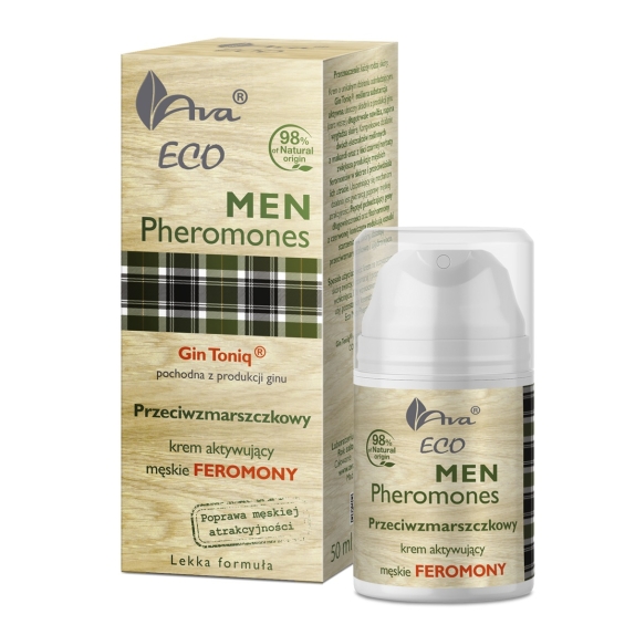 Ava Eco Men Pheromones Długotrwałe nawilżenie krem do twarzy aktywujący męskie feromony 50 ml cena 23,20zł