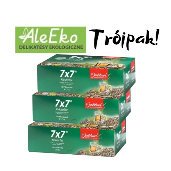 Jentschura 7x7 herbata 3 x 100 saszetek BIO 3Pak cena €78,13