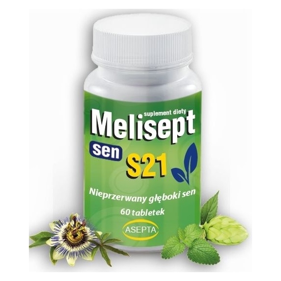 Melisept S21 60tabletek Asepta cena 58,00zł