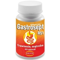 Gastrosept R51 60tabletek Asepta PROMOCJA!