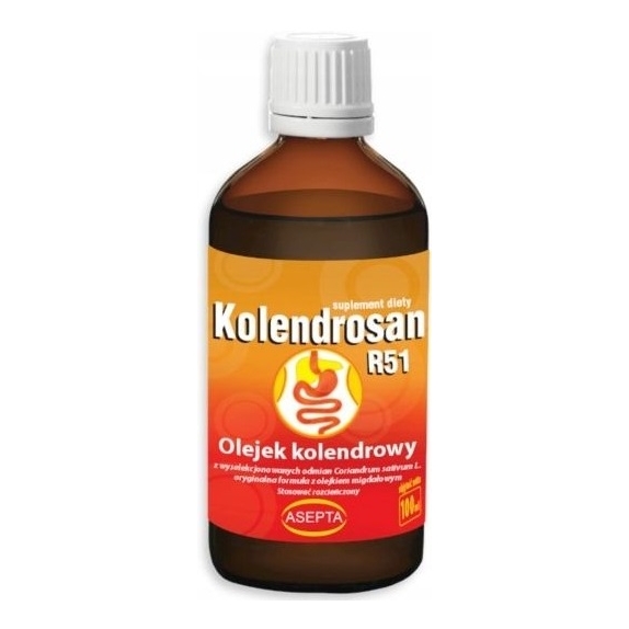 Kolendrosan R51 olejek kolendrowy krople 100ml Asepta cena 114,99zł