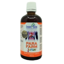 Para Farm JUNIOR układ pokarmowy i odpornościowy płyn 100 ml Invent Farm