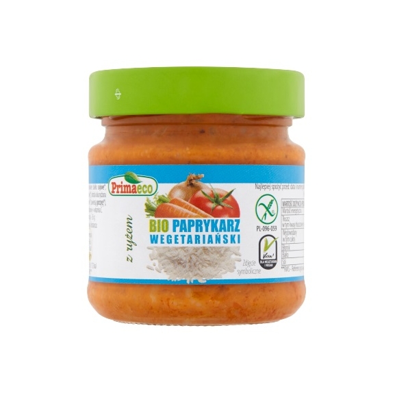 Paprykarz wegetariański 160 g BIO Primaeco cena 4,79zł