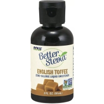Now Better Stevia English Toffee 59 ml