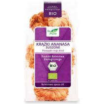 Krążki ananasa suszone 100 g BIO Bio Planet