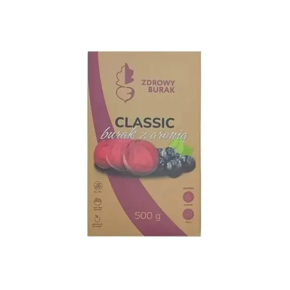 Zdrowy Burak Classic (Beta Cruenta) burak z aronią 500 g cena 135,00zł