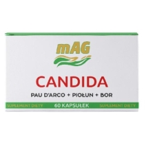 Candida 60 kapsułek Pau D'arco piołun bor mAG 