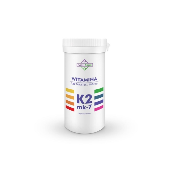 Soul Farm Witamina K2 MK7 100mcg 120 tabletek cena 34,45zł