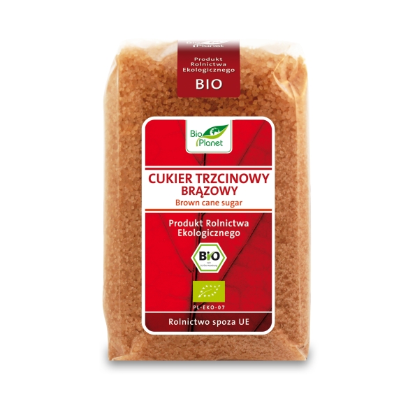 Cukier trzcinowy brązowy 500g BIO Bio Planet  cena 9,00zł