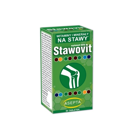 Stawovit 60 tabletek Asepta cena €15,62