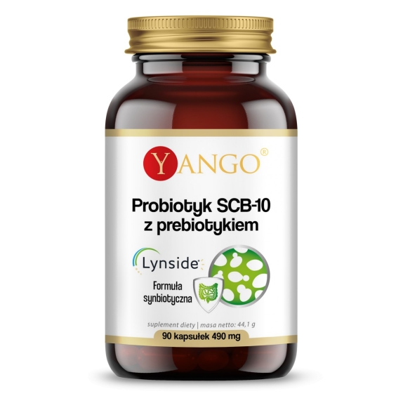 Yango probiotyk SCB-10 z prebiotykiem 90 kapsułek cena 68,50zł