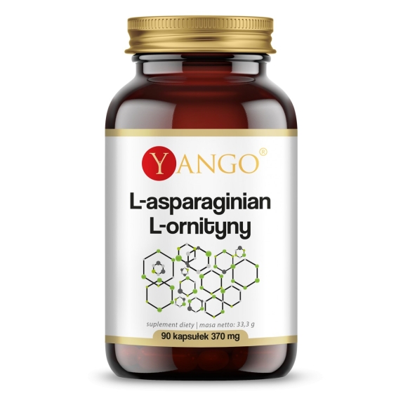 Yango L-asparaginian L-ornityny 90 kapsułek  cena 10,53$